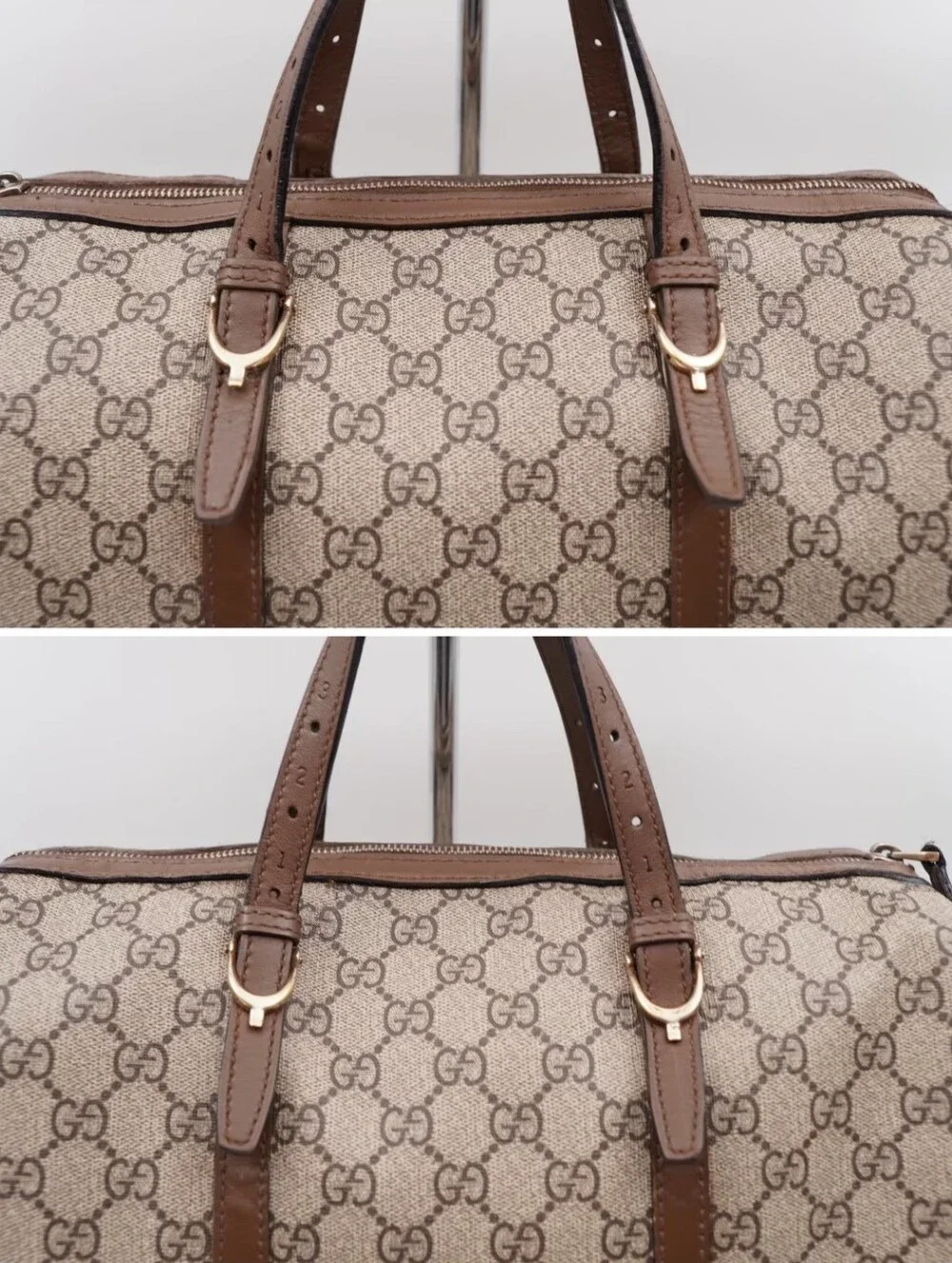 CK35 💟 GUCCI GG Supreme Monogram Nice Boston